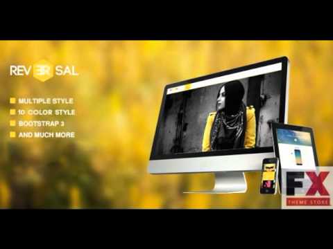 Preview Reversal Parallax One Page Drupal Theme TForest