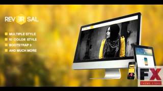 Preview Reversal Parallax One Page Drupal Theme TForest