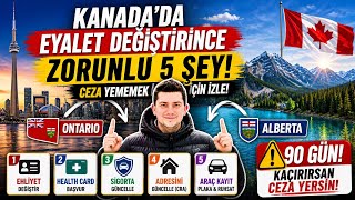 Kanada’da Eyalet Değiştirince Bu 5 Şeyi Yapmazsan CEZA Yersin! 🇨🇦