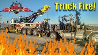 Truck Burns To The Ground! Rotator Saves The Day