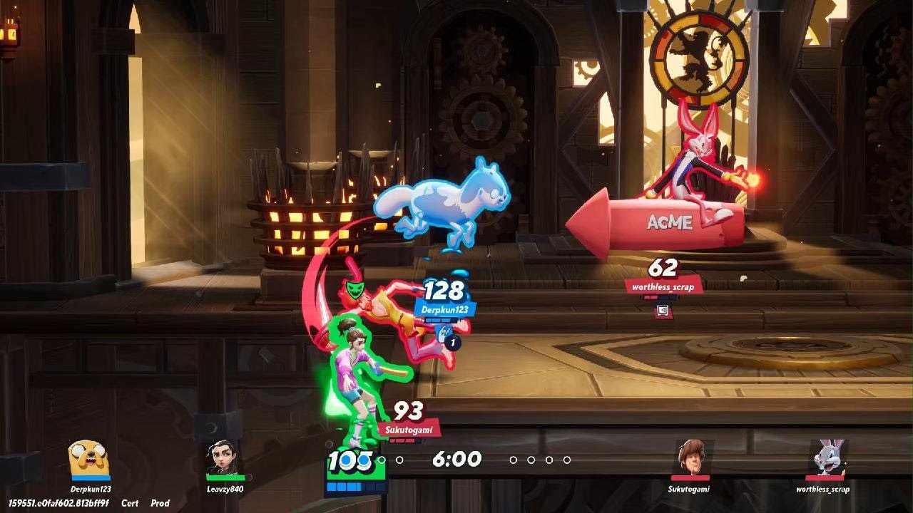 MultiVersus kickin az and taking faces