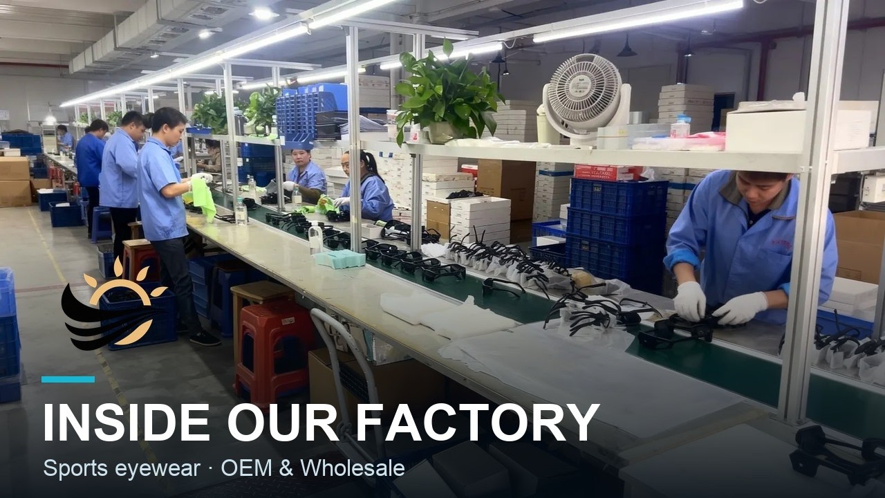 WORLUX SPORTS factory video — sports eyewear production in Xiamen, China