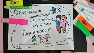 SLOGAN about Pagkakaibigan ✍️