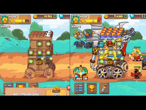 Video CatnRobot Upgrade Tower to lv 100000 in wave 1 - youtube