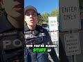 Cop Falsely Arrests Man On Public Sidewalk – Gets Exposed For Corruption On Camera #police #shorts