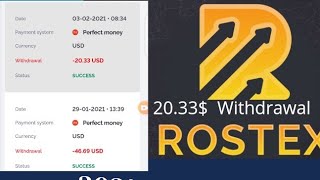 20.33$ live withdraw from Rostex