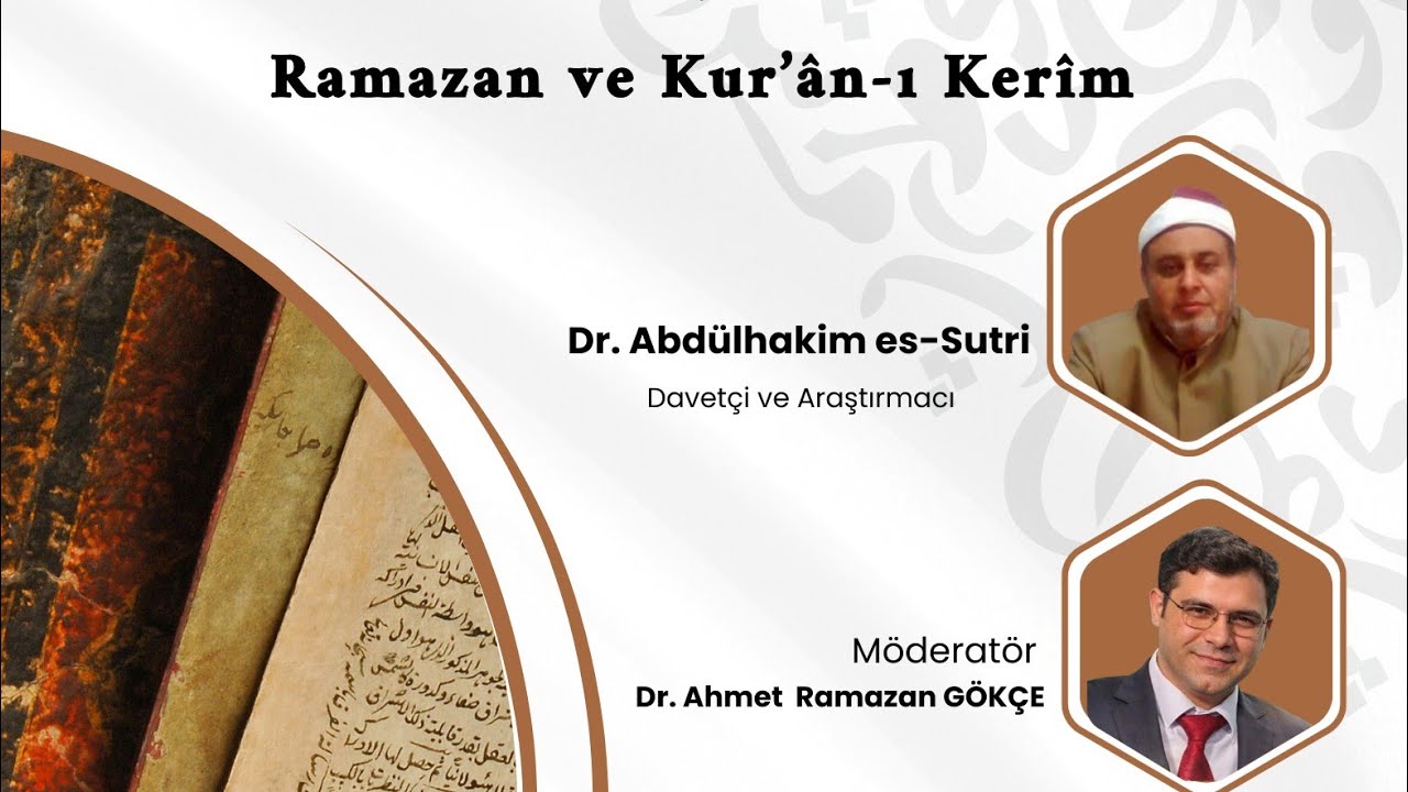 EDURESE /1447 Ramazan Serisi-5 الدكتور عبد الحكيم السوطري و الدكتور أحمد رمضان كوكجه / بلجيكا