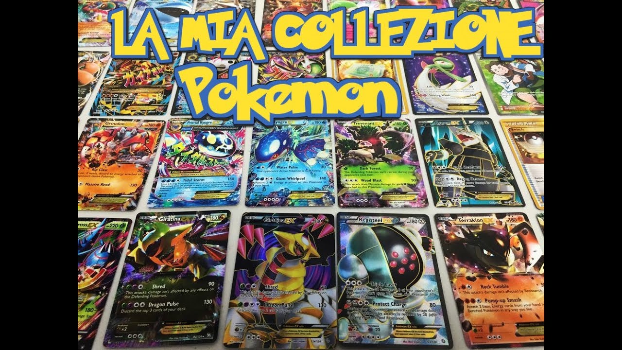 LA MIA COLLEZIONE DI CARTE POKEMON!!!! - YouTube