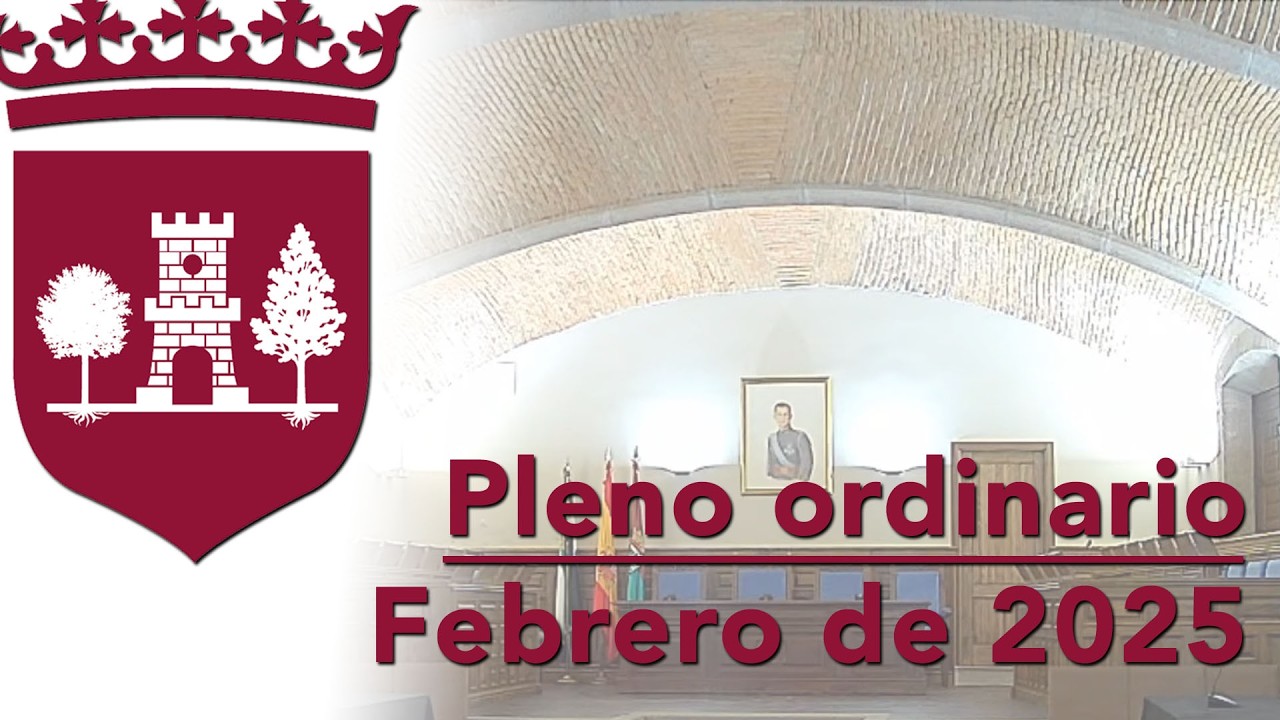 Pleno Ordinario Excmo. Ayuntamiento de Plasencia - FEBRERO de 2026 (6/3/2026)