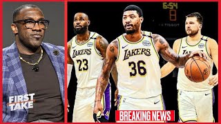 FIRST TAKE | Lakers add Marcus Smart, Luka helps recruit – Shannon discusses roster moves