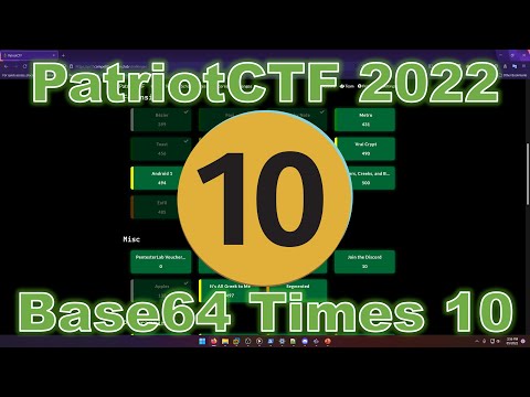 PatriotCTF 2022: Base64 Times 10