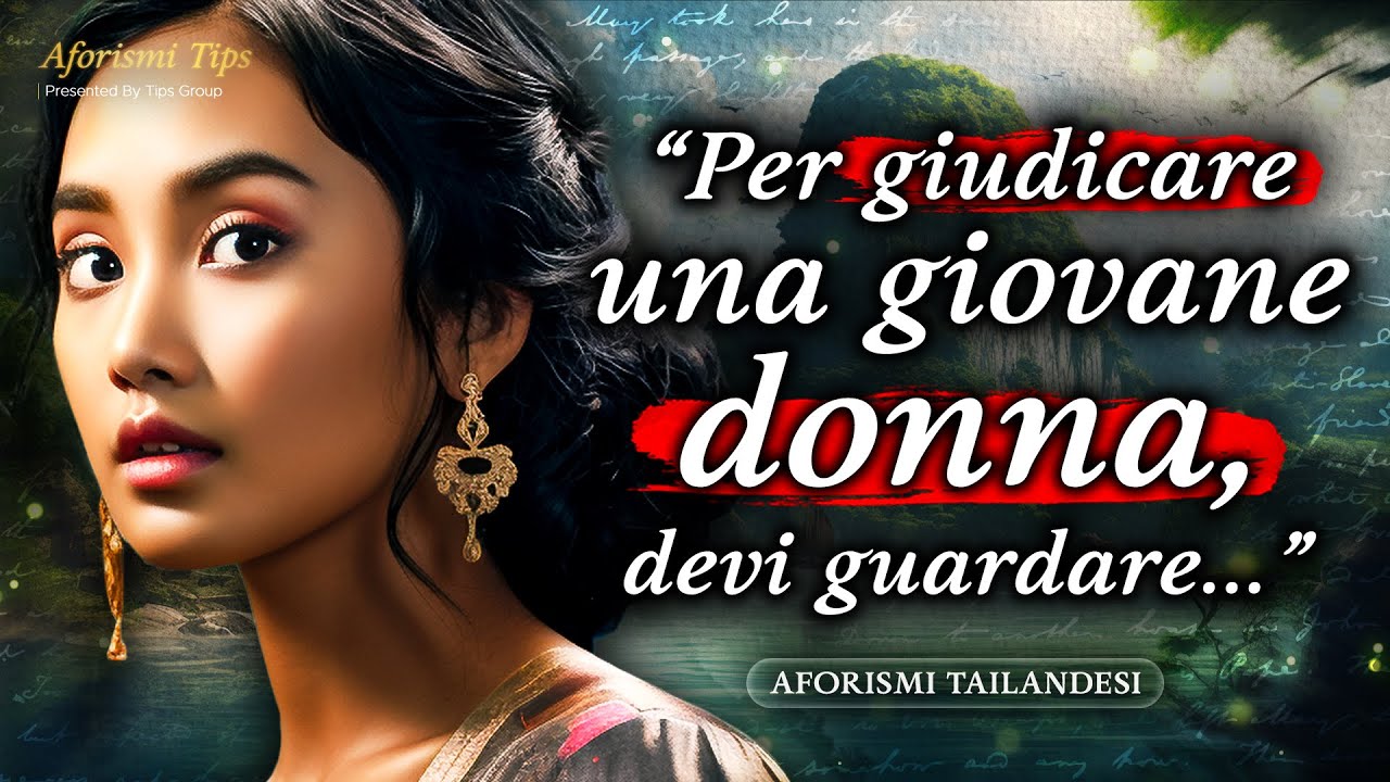 Proverbi e Detti Tailandesi sulla VITA - YouTube