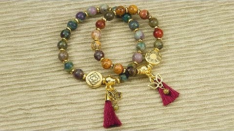 Artbeads Tutorial - Make a Mala-Style Stretch Cord Bracelet with Tracy Gonzales from TierraCast