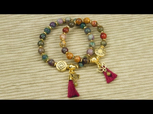 Artbeads Tutorial Make A Mala Style Stretch Cord Bracelet With Tracy Gonzales From Tierracast You - Diy Mala Bead Bracelet Artbeads Tutorial Make A Mala Style Stretch Cord Bracelet With Tracy Gonzales From Tierracast You - Diy Mala Bead Bracelet