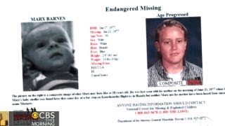 CBS This Morning - Man finds himself on missing kids website