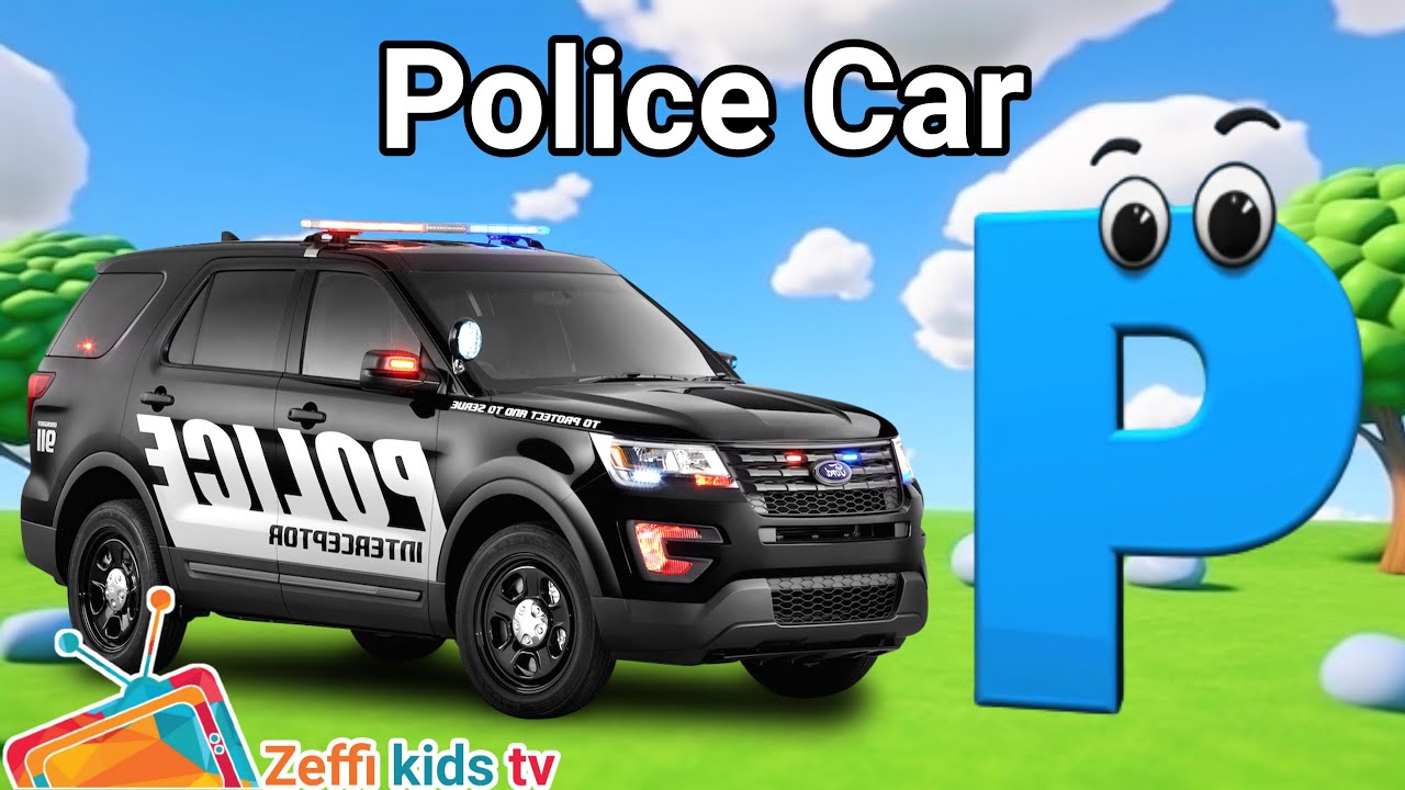 ABC Song Vehicles Alphabet Song Phonics for Kids Learn ABC, ABC