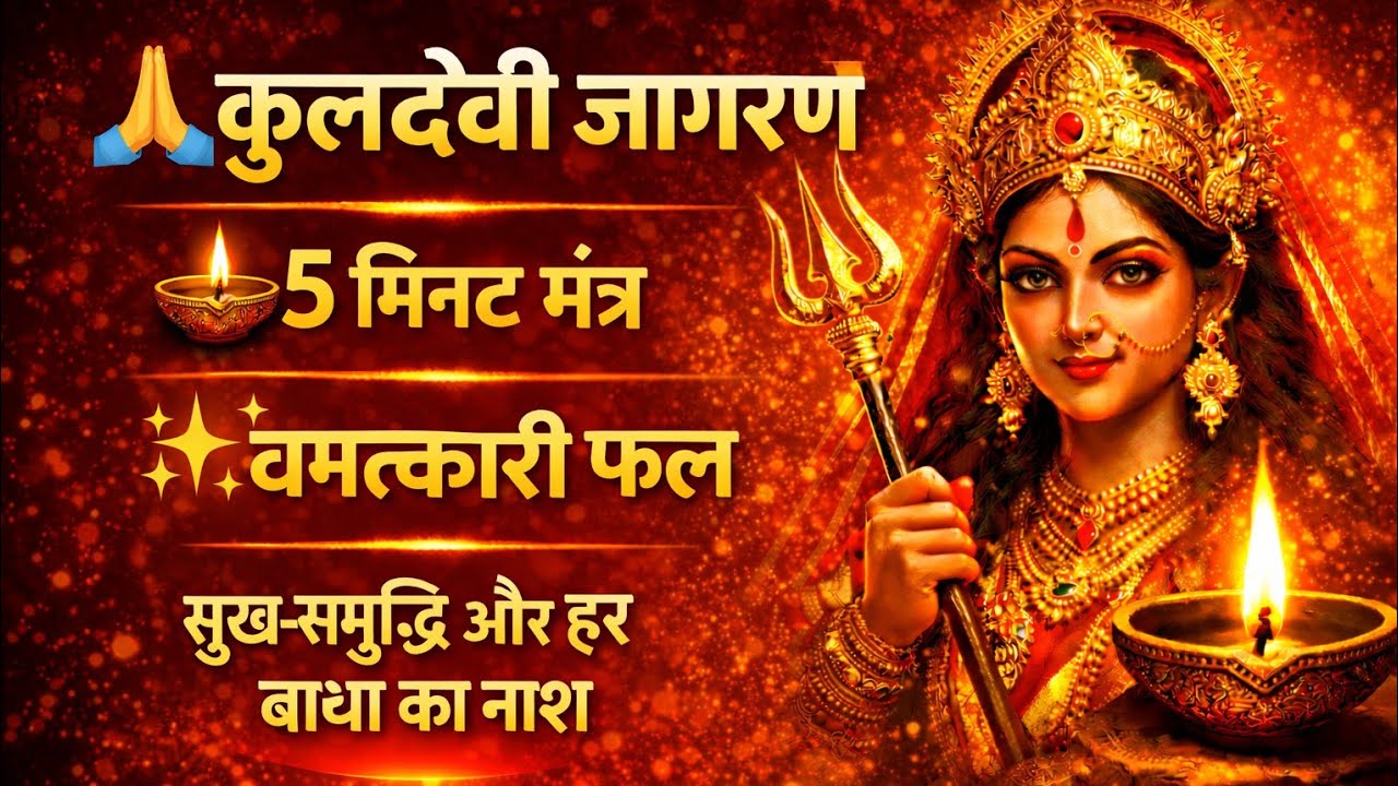 🔱 कुलदेवी चमत्कारी मंत्र | 5 मिनट में रक्षा, धन-लाभ व हर संकट से मुक्ति#kuldevimantra