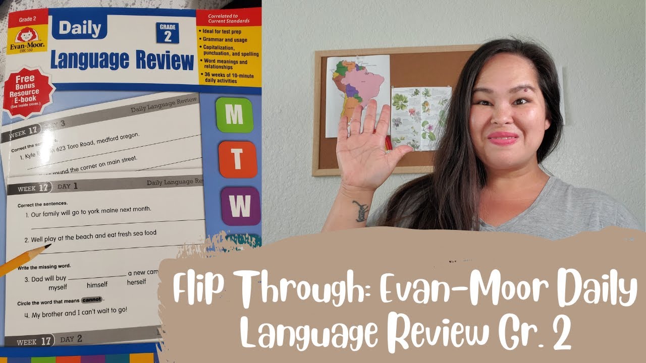 EVAN MOOR DAILY LANGUAGE REVIEW - GRADE 2 // FLIP THROUGH // HOMESCHOOL // WORKBOOK