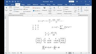 All Important Equation Shortcut Keys for MS Word (2007-2016) screenshot 5
