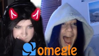 Fake Goth Egirl goes on Omegle to find simps (Voice Trolling)