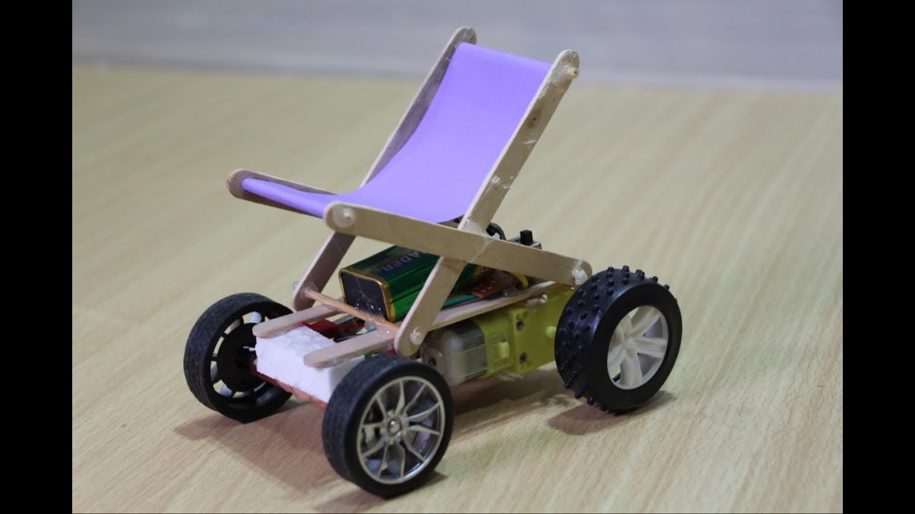 How to make WheelChair remote control car YouTube