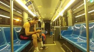 On board 2009 Orion VII 4345 on the Bx7 to Washington Heights 168 Street