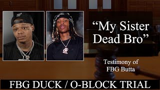 FBG Butta testifies about King Von and his sister K.I.