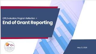 STEPP End of Grant Reporting FY26