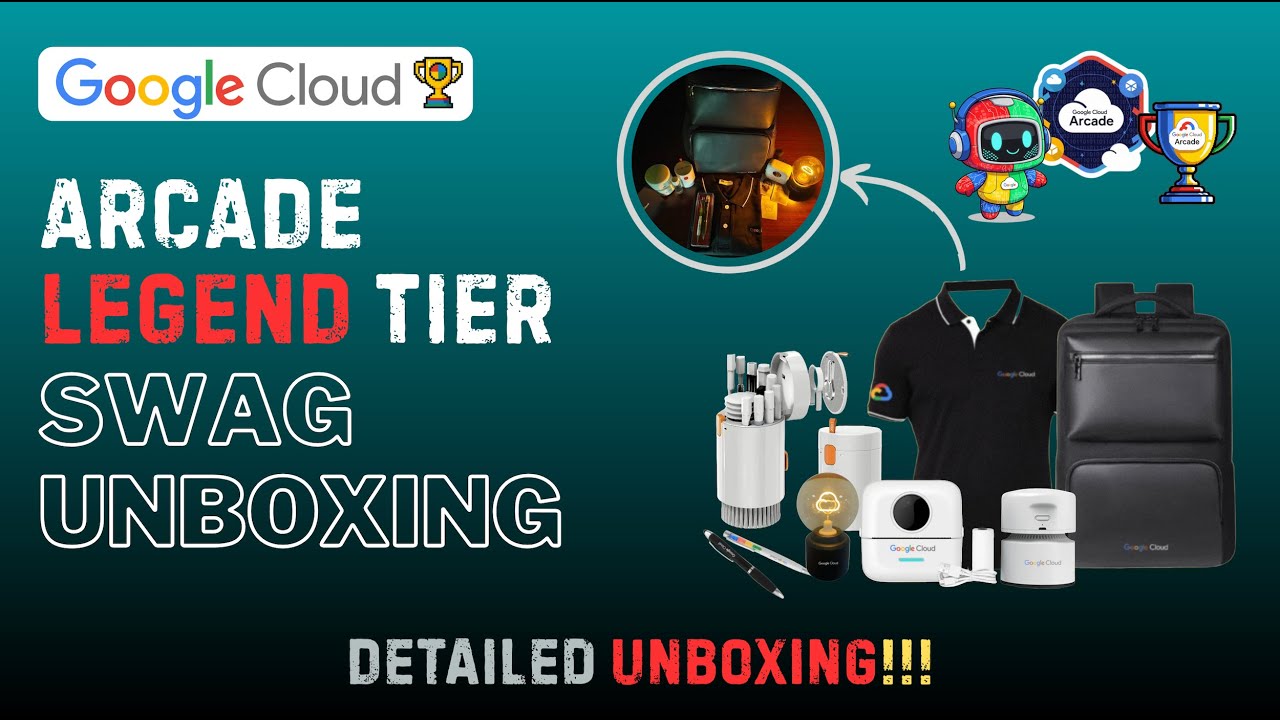 Google Cloud Arcade Legend Swags Unboxing | Full Review & How They Work