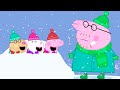 Contos da Peppa Pig ☃️ Quem Constrói o Mais Gigante? ☃️❄️  Desenhos Animados Engraçados