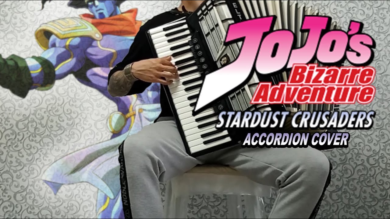 JoJo Part 3 Stardust Crusaders Opening STAND PROUD accordion cover