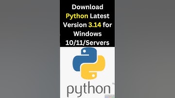 Download Python 3.14 for Windows 11 10 or Servers