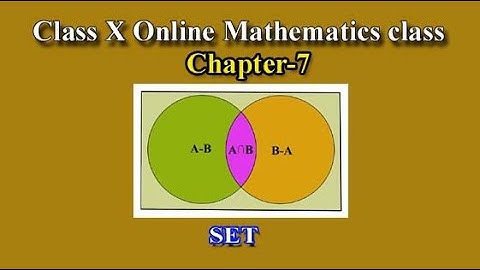 CLass X SET Introduction and Excercise-7.1|| Cl-X Mathematics Online Class