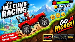 🔥 CRAZY Hill Climb Challenge! 😱🏎️ Can I Reach the Finish? screenshot 2
