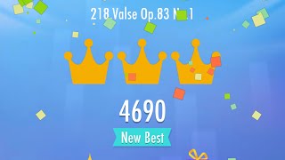 Piano Tiles 2: Valse Op.83 No.1 - 4690 score screenshot 5