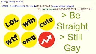 The Internet Tells Me I'm Gay - 4Chan r/Greentext