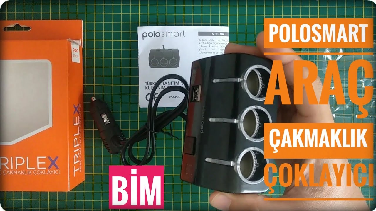 Bim 9 Haziran Polosmart Araç Çakmaklık Çoklayıcı  #bim #bimaktüel #çakmaklık