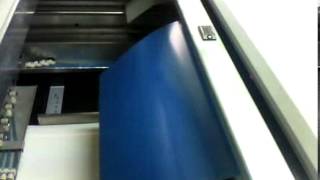 Gravure d'une plaque sur Heidelberg Topsetter 74 par Aristide KOUIA