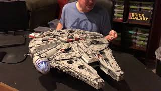 New Brickstuff light and sound kit Review on the UCS Millennium Falcon