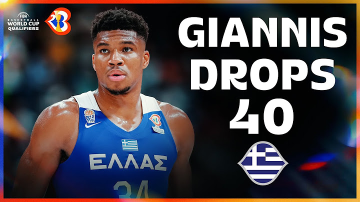 Giannis ANTETOKOUNMPO's 🇬🇷 Full Highlights | 40 POINTS | #FIBAWC 2023 Qualifiers