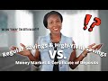 Regular Savings vs High-Yield Savings vs Money Market vs CD⎟4 Types of Savings Accounts (explained)