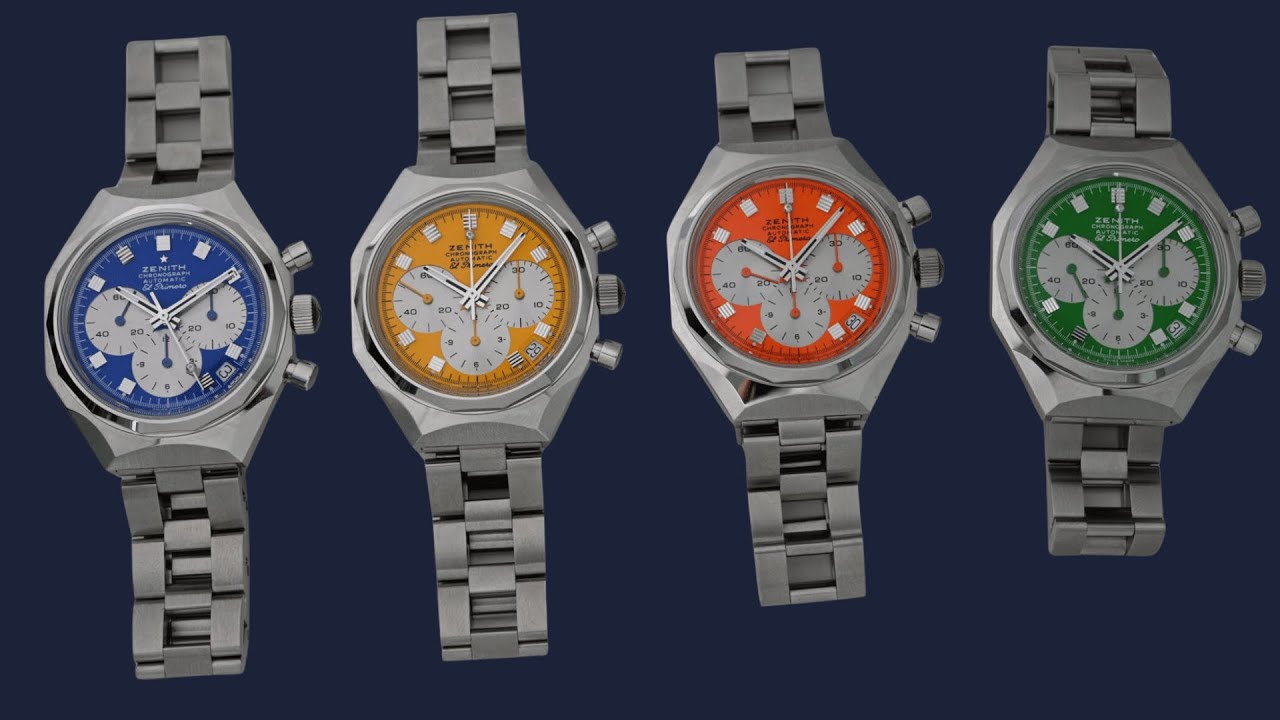 Zenith First Design Zenith Defy Chronograph USM | A 1960s Design Icon Reimagined - YouTube