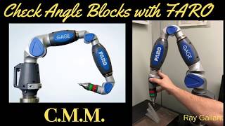 checking angle blocks with a faro gauge CMM