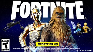 FORTNITE STAR WARS UPDATE is LIVE!