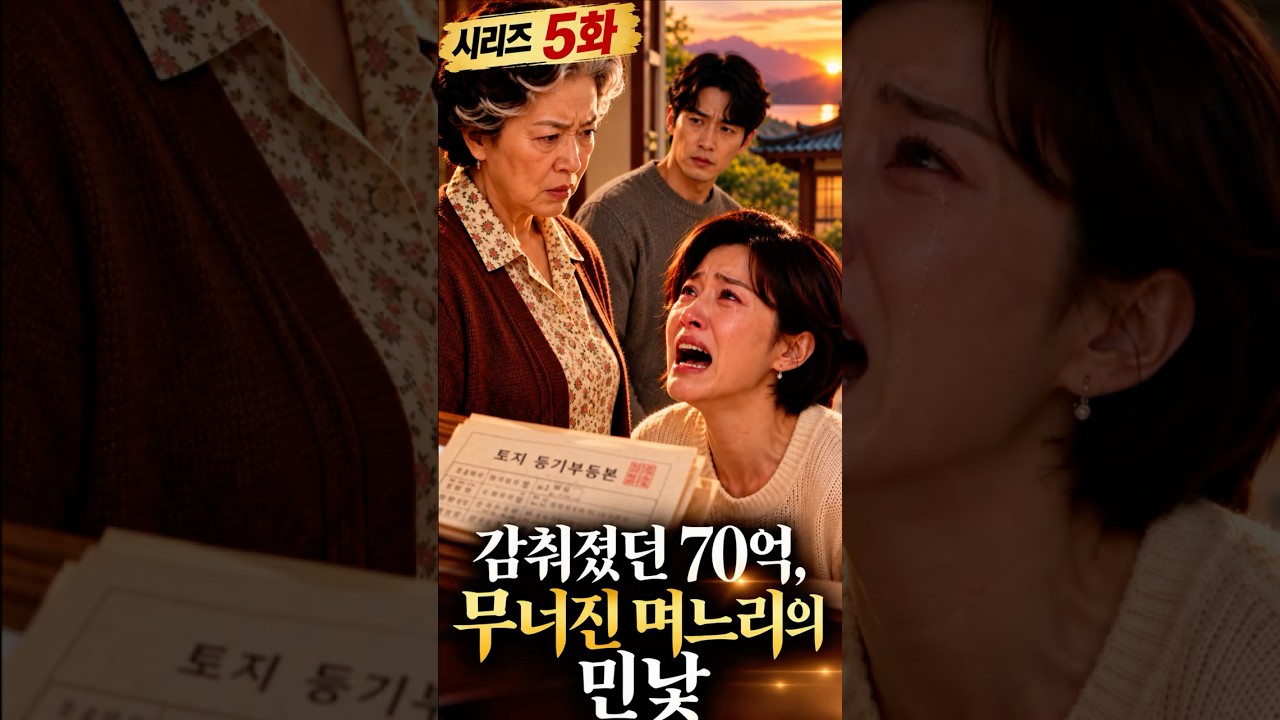 [시리즈5화]감춰졌던 70억 무너진 며느리의 민낯ㅣ시어머니 정희 그리고 민석의 선택 #시니어드라마 #가족갈등 #반전드라마 #인생사연#노후사