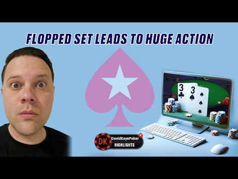 Flopped Set Leads to HUGE ACTION | Poker Vlog 873