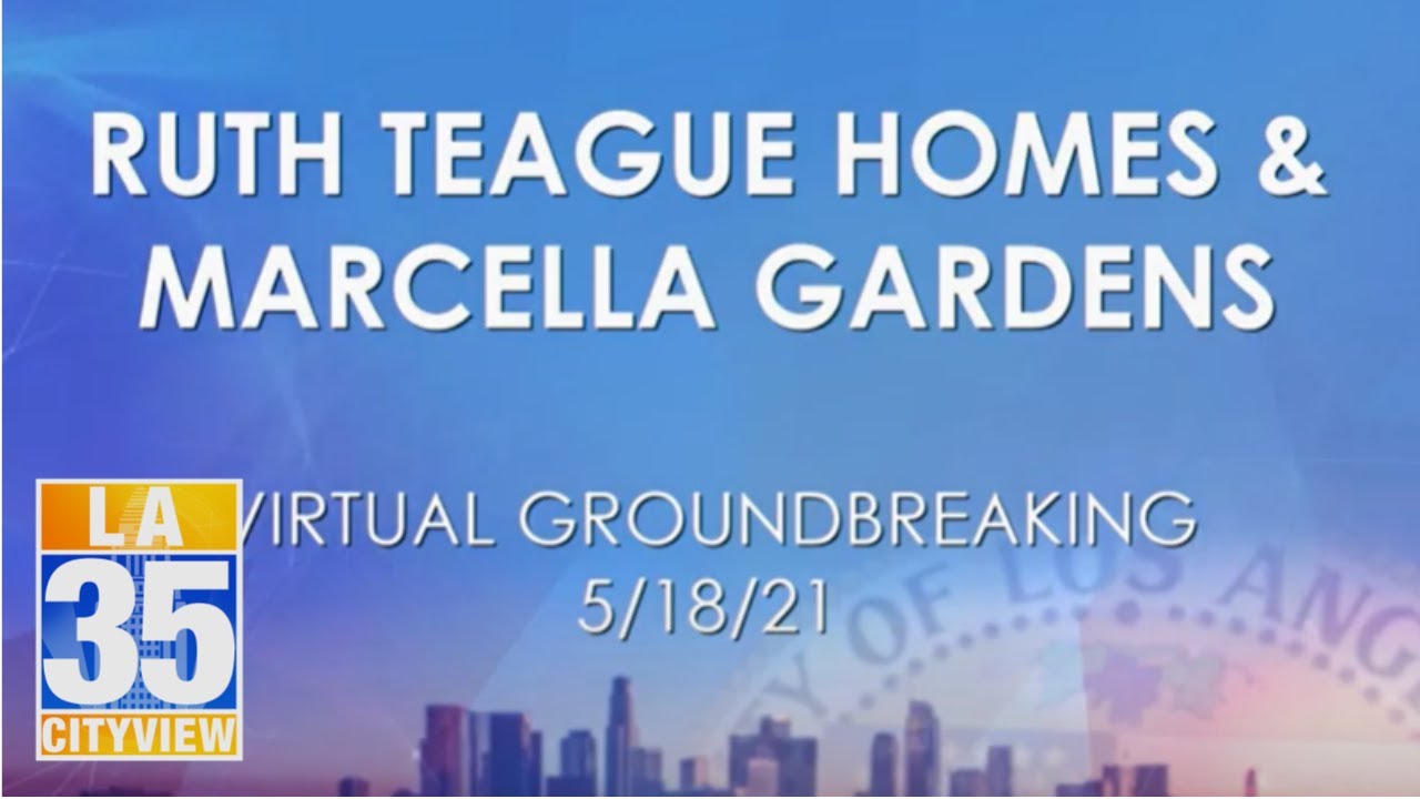 Ruth Teague & Marcella Gardens Virtual Groundbreaking 5/18/21 YouTube