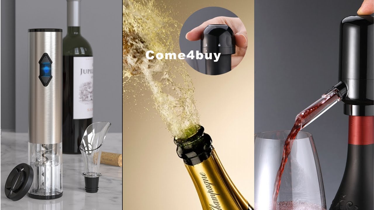 🍷🍷HOW TO OPEN A STANDARD WINE BOTTLE BY DIFFERENT WAYS 🍷🍷🍷 DIFFERENT ELECTRIC WINE OPENER 🍷🍷🍷🍷🍷