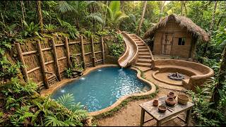Two Brothers Spent 230 Days Building a Dream Water Park in the Forest (ASMR)