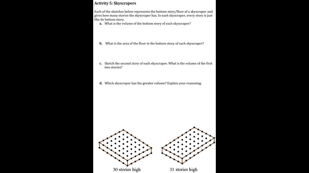 [Math] Each of the sketches below represents the bottom storyfloor of a ...